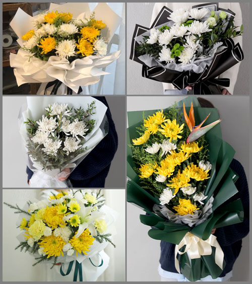 贵州毕节市黔西县洪水镇箐利村白事花束代送